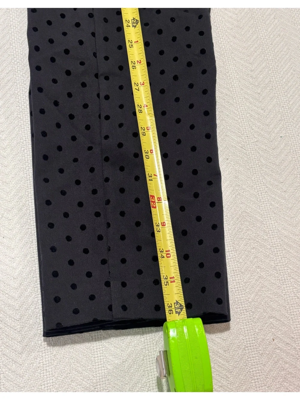🩵LOFT Black Polka Dot Ankle Crop Pants - Picture 11 of 13